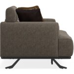 Enza Home Valdera 3'lü Koltuk, Keten Dokulu - Vizon - Görsel 2