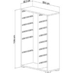 Pratico Çok Amaçlı Oyuncak Dolabı Gri Beyaz 2D4K8U - Görsel 3