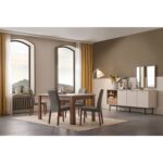 Enza Home Loreto Yemek Odası Takımı - Beyaz/ceviz