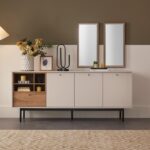 Enza Home Loreto Yemek Odası Takımı - Beyaz/ceviz - Görsel 4