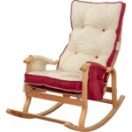 Evoke  Lüx Ahşap Çift Minderli Çift Cepli Sallanan Sandalye - Görsel 3