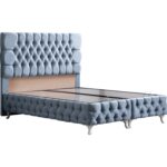 Setay Roma Çift Kişilik İkili Set Baza Başlık - Mavi - Görsel 3