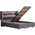 Setay Barselona İkili Set Tek Kişilik Baza Başlık - Antrasit - Görsel 2