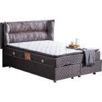 Setay Barselona İkili Set Tek Kişilik Baza Başlık - Antrasit - Görsel 4