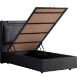 Setay Zagreb İkili Set Tek Kişilik Baza Başlık - Antrasit - Görsel 2