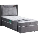 Setay Zagreb İkili Set Tek Kişilik Baza Başlık - Gri - Görsel 4