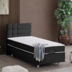 Setay Almada İkili Set Tek Kişilik, Baza Başlık - Antrasit