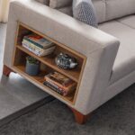 Eymense Tloft Köşe Koltuk Takımı Krem - Görsel 2