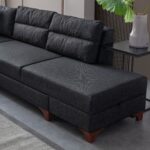 Eymense Tloft Köşe Koltuk Takımı Antrasit - Görsel 2