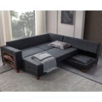 Eymense Tloft Köşe Koltuk Takımı Antrasit - Görsel 5