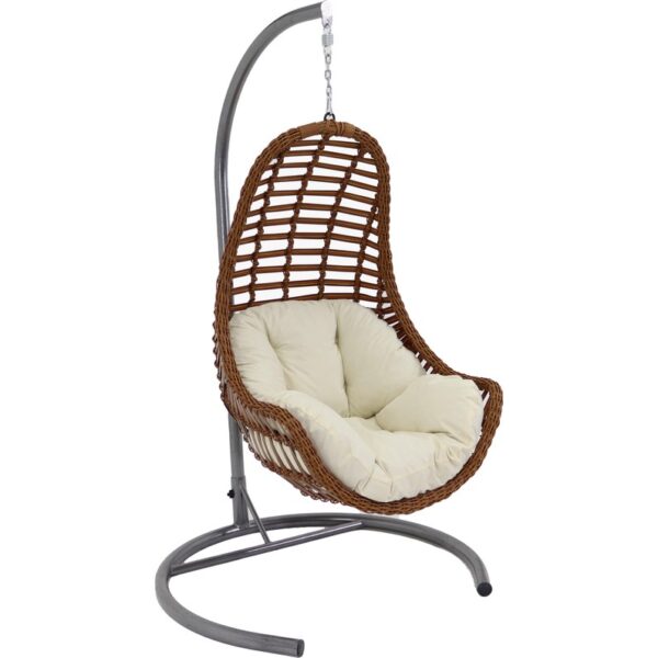 Monalin Home Garden Roma Rattan El Örgüsü Balkon Teras Bahçe Salıncağı