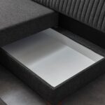 Eymense West Köşe Koltuk Antrasit Keten - Görsel 5