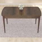 Are Serisi, 80X132 Açılabilir Mdf Masa, Barok Ahşap Desenli Mutfak Masa Takımı 6 Sandalye - Görsel 3