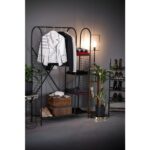 Bye Concept & More Dekoratif Çok Amaçlı Metal 5 Raflı Ayakkabılık Elbise Askılığı Portmanto ve Konfeksiyon Askılığı Siyah - Görsel 4