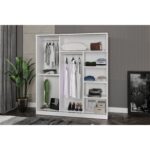 Afili Blanka 3 Kapılı Sürgülü Aynalı Gardrop ( Tamamı Mdflam ) - Görsel 4