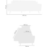 Zem Hola Kanepe Kırık Beyaz ZN191 - Görsel 3