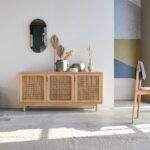 Şafak Mobilya Ahşap Doğal Hazeran Detaylı Masif Konsol