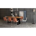 Deryawood Masif Ahşap Pinus Sulamalı Yemek Masası 70x100 cm