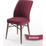 Nef Serisi 70X114 Beyaz Masa Ceviz Ayak Açılabilir Mdf Mutfak Masa Takımı 6 Sandalye - Görsel 4