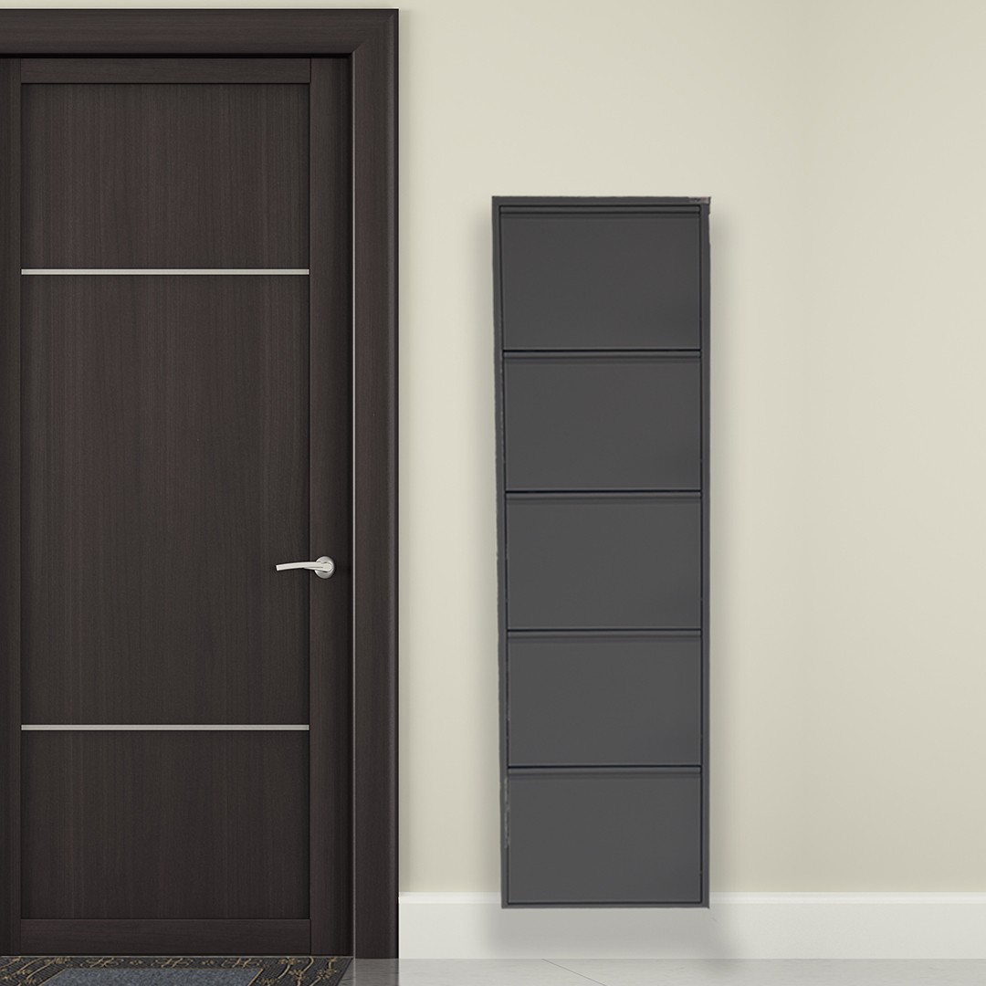 110000441114926.jpg Mobilya Pratik 5'li Metal Ayakkabılık - Siyah - Görsel 1