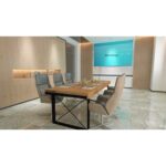 Deryawood Masif Ahşap Lotus Yemek Masası  85*100*76CM