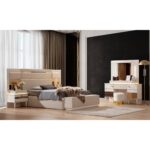 Mobilya Bazarı Royal Bazalı Yatak Odası Takımı Çamaşırlık ve Bench Hediyeli - Görsel 2