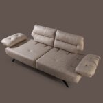 Eymense Arog Üçlü Krem Kanepe - Görsel 2