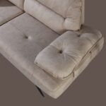 Eymense Arog Üçlü Krem Kanepe - Görsel 5