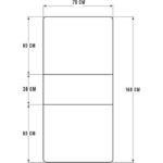Asra Trend %100 MDFLAM Katlanır Mutfak Yemek Çalışma Masası Asra Trend KM-28 ANTRASİT - Görsel 4