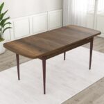 Ves Serisi 80X132 Mdf Açılabilir Barok Ahşap Desen Mutfak Masa Takımı 6 Sandalye - Görsel 3