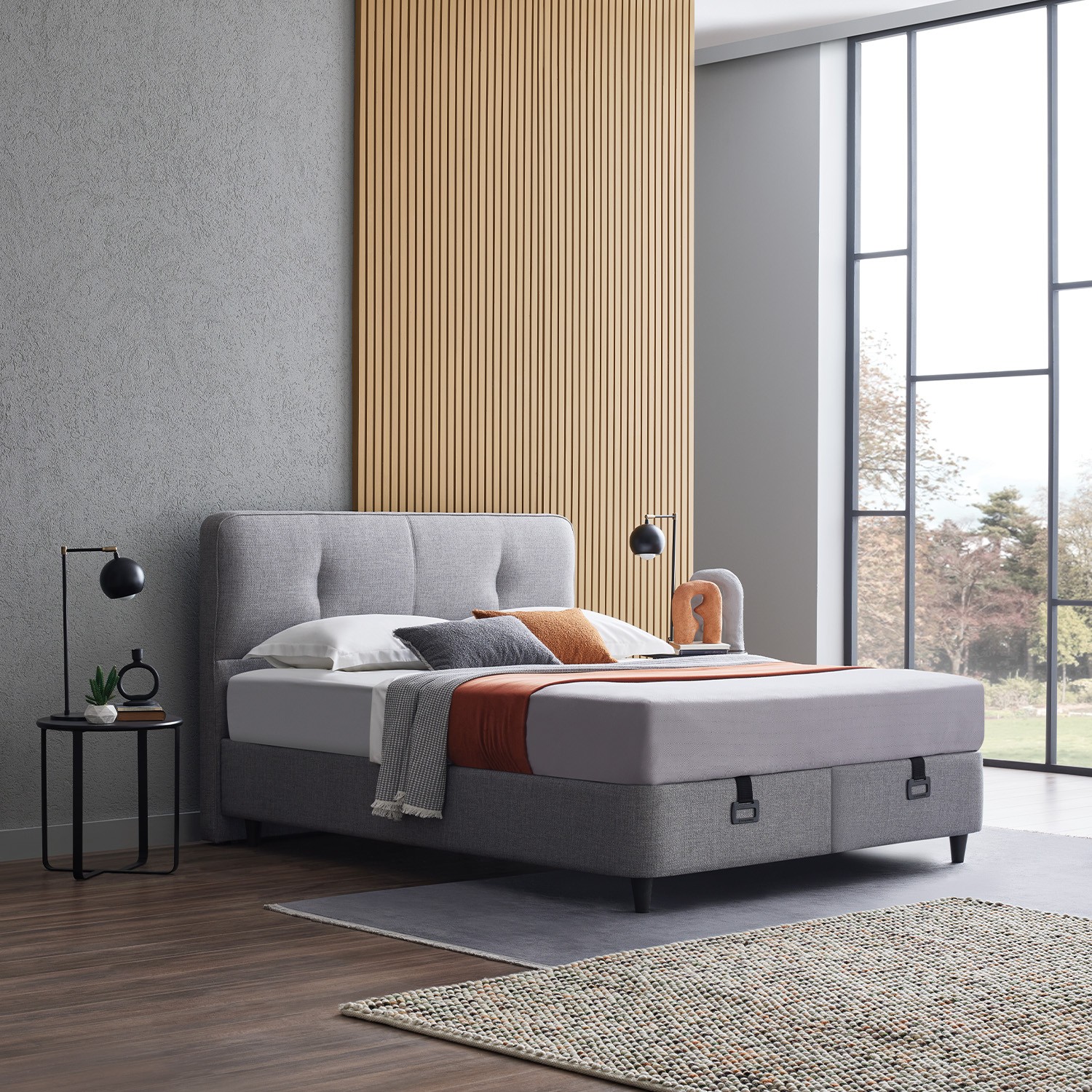 110000457325985.jpg Yataş Bedding Lotto Baza, Cool Action Başlık Çift Kişilik 2'li Set - Mavi - Görsel 1