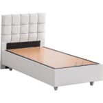 Setay Tavira İkili Set Tek Kişilik Baza Başlık Seti - Beyaz - Görsel 3