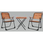 Pratico 3'lü Bistro Masa Sandalye Seti - Görsel 2