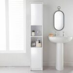 Aden Home Beyaz Çok Amaçlı Dolap, Banyo Dolabı, Banyo Düzenleyici, Mutfak Kiler Erzak Dolabı, MBNY27