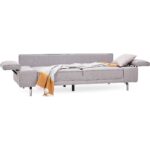 Enza Home Petra 2'Li Koltuk, Kadife Dokulu - Koyu Gri - Görsel 3