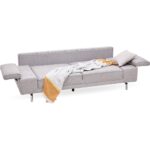 Enza Home Petra 2'Li Koltuk, Kadife Dokulu - Koyu Gri - Görsel 5