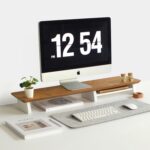 Fagus Wood Monitör Yükseltici, Monitör Standı, Ahşap Ekran Yükseltici (Meşe) - Görsel 3