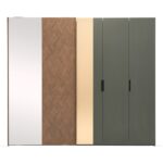 Enza Home Dorian 260 cm Sürgü Kapaklı Gardrop - Görsel 3