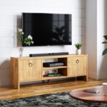 İntergo Kapaklı - Raflı Televizyon Sehpası