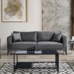 Eymense Prada Koltuk Takımı Koyu Gri 3+1 - Görsel 4