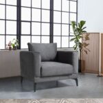 Eymense Prada Koltuk Takımı Koyu Gri 3+1 - Görsel 5