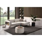 Edsy Home Drog Köşe Koltuk Takımı Krem