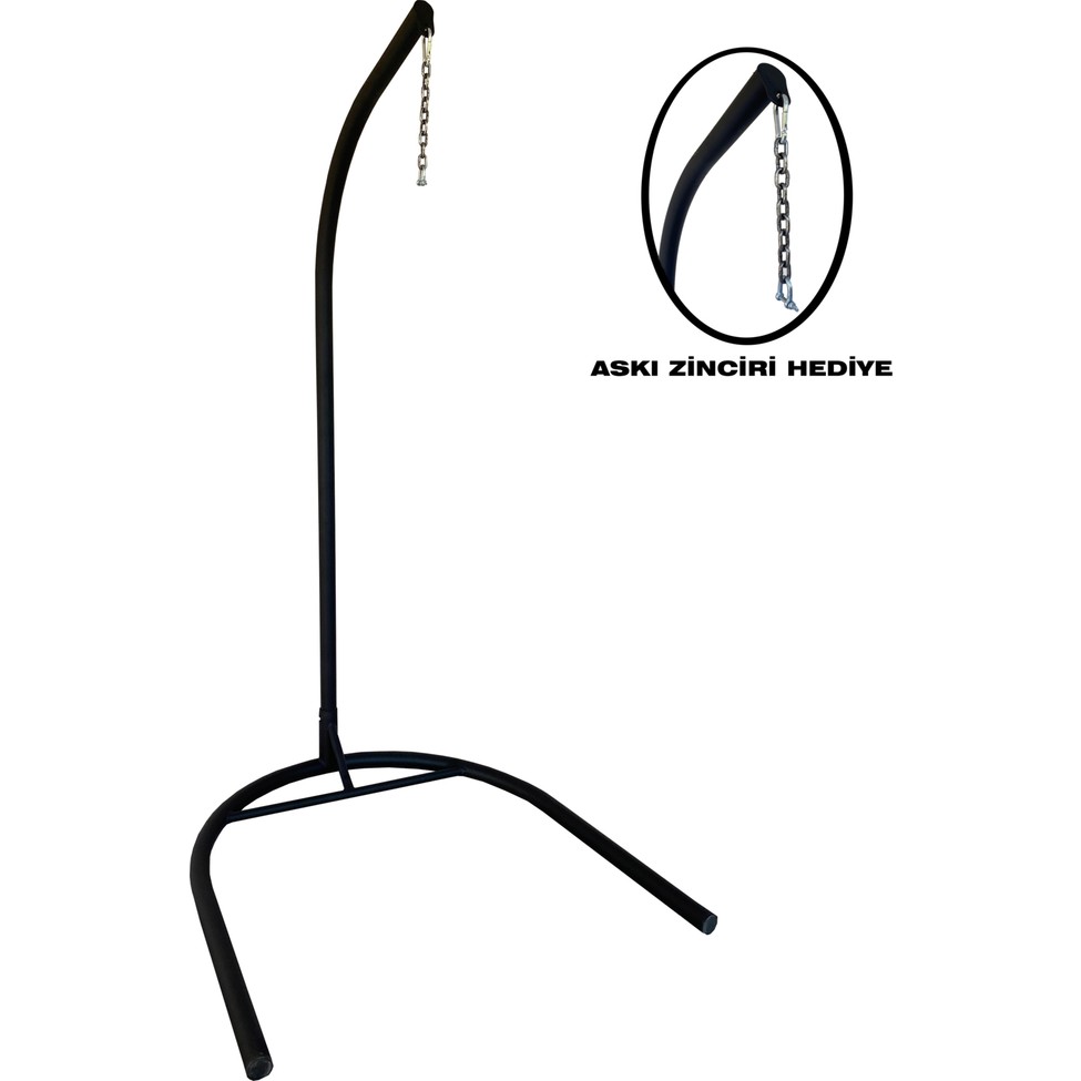 110000542025202.jpg Ünlü Gartex Fındık Salıncak Demiri Bahçe Rattan Örgü Balkon Armut Salıncak ayağı Askı Aparatı Salıncak Ayağı - Görsel 1