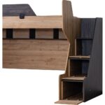 Setay Ranza, Doğa Ranza Karyola Çalışma Masası + 2 Adet Comfort Yatak - Görsel 2