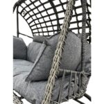 Tu Tienda Çift Kişilik Rattan Salıncak,antrasit - Görsel 2