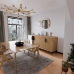 Alonex Tarz Konsol 180 cm (Metal Kulp, Sepet,beyaz) Salon Odası Konsolu Tv Konsolu - Görsel 5