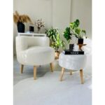 Ars Mobilya Çay Seti Tekli Koltuk Berjer ve Puf Takımı - Görsel 3