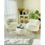 Ars Mobilya Ars Çay Seti Ikili Koltuk Berjer ve Puf Takımı - Görsel 3