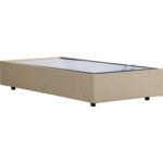 Setay Zagreb Tek Kişilik Mdf Baza - Krem (Başlık-Yatak Hariç) - Görsel 2