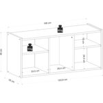 Lagomood Bala Oyuncak Dolabı Beyaz Meşe - Görsel 5